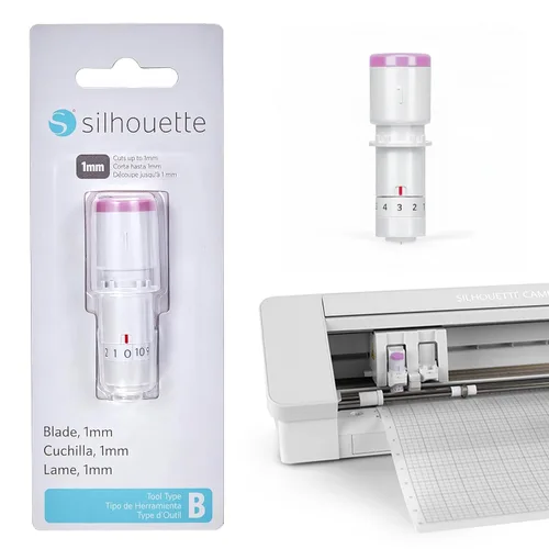 Silhouette America Modelos de ajuste manual, 1mm, cuchilla premium para Cameo 4-5 y Portrait 3-4