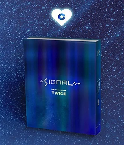 JYP Entertainment Twice - Signal [C ver.] (4º Mini álbum) CD+88p Photobook+1Photocard+1Photocard+1 Foto Especial+1 Foto+Juego de tarjetas de fotos