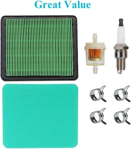 Miniatura 7 de HOODELL Kit de afinación de filtro de aire GCV160 para Honda GCV190 GC190 GC160 GX100 Motor HRC216 HRR216 HRR2169VKA HRX217 Cortacésped, reemplazar