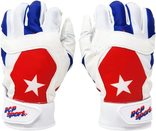 Miniatura 15 de Guantes de bateo de béisbol y sóftbol – Resistente a rasgaduras y desgarros – Entrepierna reforzada, protección acolchada, tallas ajustables