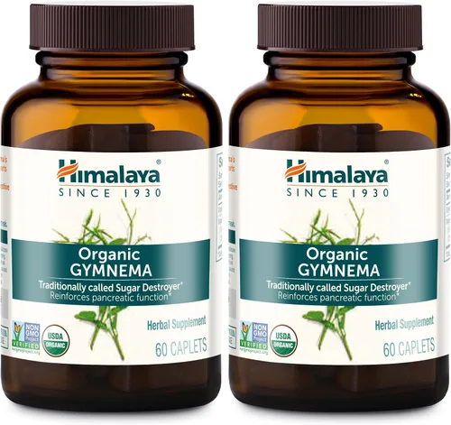 Miniatura 9 de Himalaya Organic Gymnema Sylvestre – Apoyo al metabolismo de la glucosa a base de hierbas – USDA orgánico, sin OMG, vegano, sin gluten, sin