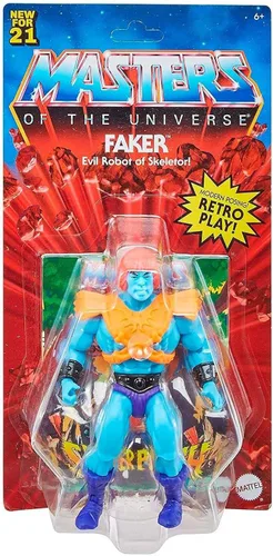 Miniatura 5 de Masters of the Universe Origins Faker - Figura de acción de 5.5 pulgadas, figura de batalla para contar historias, juego y exhibición, regalo