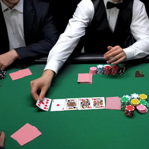 Miniatura 5 de GSE Games & Sports Expert Fieltro de mesa de juego de cartas de póquer de 40" x 40", tapete de diseño de póquer de naipes de casino para mesa