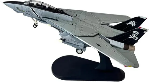 Miniatura 10 de Grumman F-14 F-14A F-14B F-14D Tomcat Fighter Aviones de combate de metal militar fundido a presión modelo de avión de metal (F-14A)