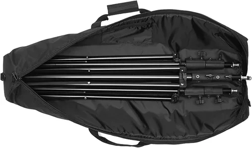 Miniatura 3 de AMBITFUL Bolsa de transporte para trípode de 49 pulgadas con correa para el hombro, bolsa de transporte acolchada para soportes de luz, soporte