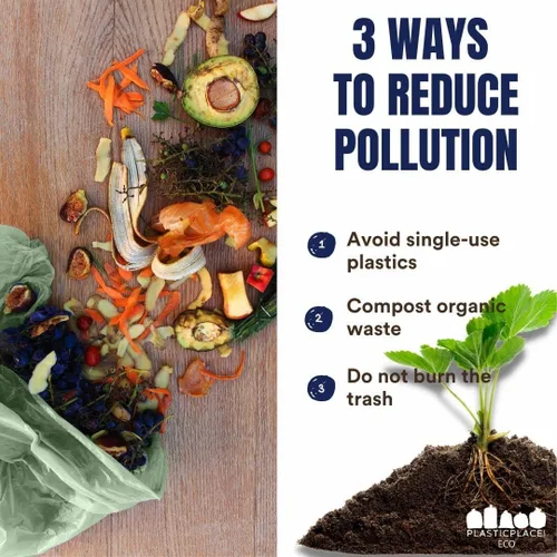 Miniatura 5 de Plasticplace Bolsas de basura compostables de 12-16 galones │ 1 mil │ Revestimientos para botes de basura con tinte verde │ 24 pulgadas x 33