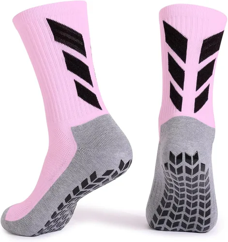 Miniatura 4 de MENDENG Calcetines antideslizantes de fútbol para hombre, calcetines de hospital antideslizantes para entrenamiento, calcetines atléticos