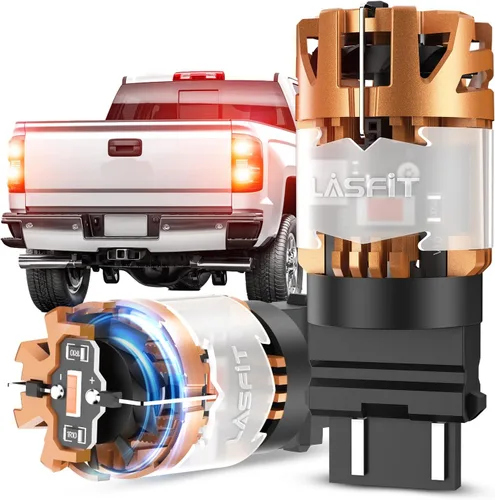 Miniatura 21 de LASFIT PWY24W Bombillas LED de señal de giro PW24W Resistencia integrada Canbus sin errores, extremadamente brillante, intermitente ámbar/amarillo