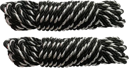 Cuerda trenzada de nailon, cuerda de poliéster trenzada ligera y duradera, nailon grueso multiusos adecuado para camping, amarre, columpio y
