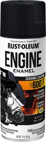 Miniatura 40 de Rust-Oleum 366437 Pintura en aerosol de esmalte para motor, 11 oz, Cast Coat Iron, (paquete de 1)