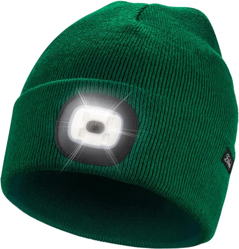 Miniatura 45 de Etsfmoa Gorro unisex con la luz, regalos para hombres, papá, padre, gorras recargables por USB