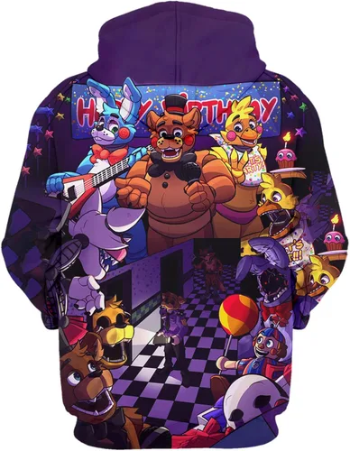 Miniatura 2 de BLYLUXU Boys and Girls Hoodie Teen 3D Printed Pullover Sweatshirt Kids Cartoon Game Sports Tops