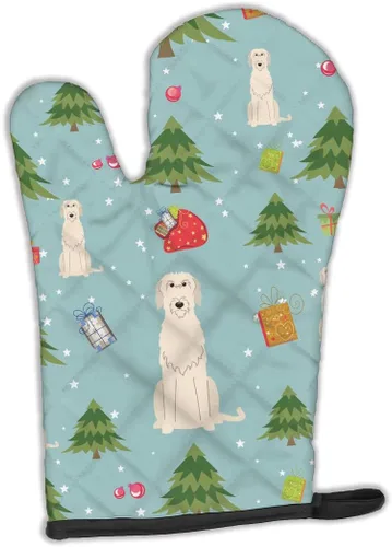Miniatura 378 de Caroline's Treasures BB2732OVMT Dog House Collection Border Collie - Guante de horno grueso resistente al calor para sartenes calientes y horno