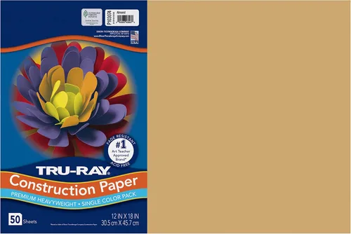 Miniatura 7 de Tru-Ray Papel de Construcción 9x12 Almendra