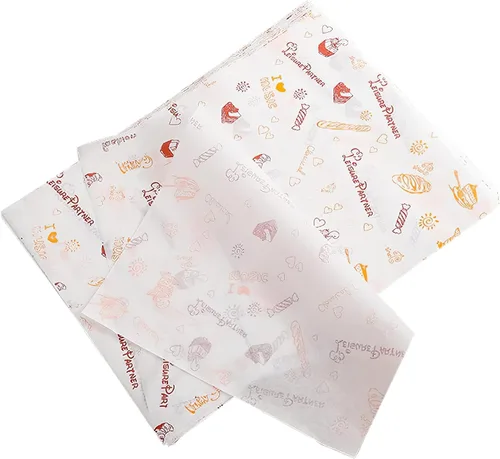 100 Hojas de Papel Deli, Papel para Envolver Sándwiches de 14 * 10 pulgadas, Papel para Envolver Alimentos, para Panes, Papas Fritas, Sándwiches,