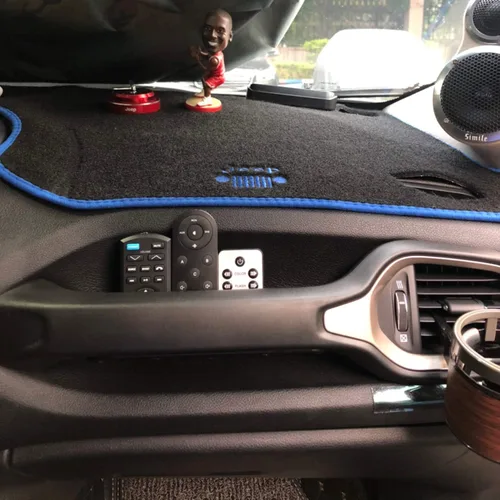 Miniatura 5 de YOCTM GrabTray Almacenamiento interior para Jeep Renegade 2015 2016 2017 2018 2019 2020 2021 2022 Co-pilot Grab Bar Bandeja Organizador Caja
