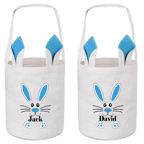 Canasta de Pascua para niños, cesta de caza de huevos de Pascua, cesta de conejo de Pascua, regalos de Pascua, cesta de huevos de Pascua, cesta de