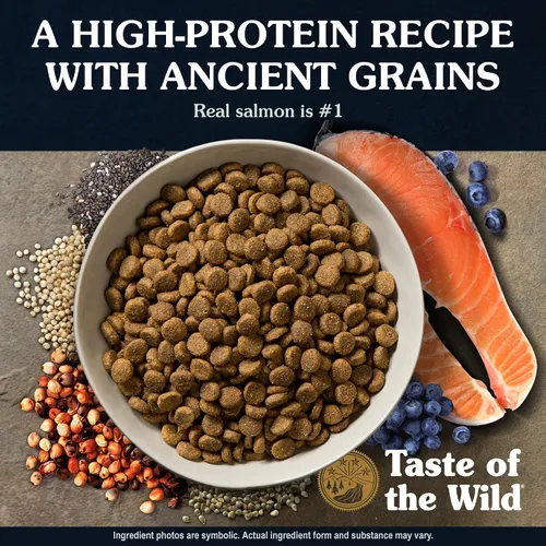 Miniatura 4 de Taste Of The Wild Ancient Stream Receta Canina Con Salmón Con Sabor A Humo Y Granos Antiguos 5lb