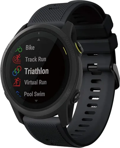Miniatura 12 de Senter Correa para Garmin Forerunner 745, correa de repuesto deportiva de silicona suave de 0.866 in compatible con Garmin Forerunner 745 Smart