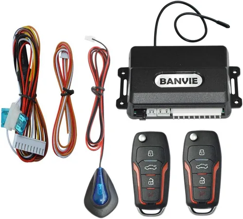 Miniatura 6 de Sistema de entrada sin llave para coche, cerradura central eléctrica de puerta de coche con transmisor de control remoto de 4 botones, instalaciones