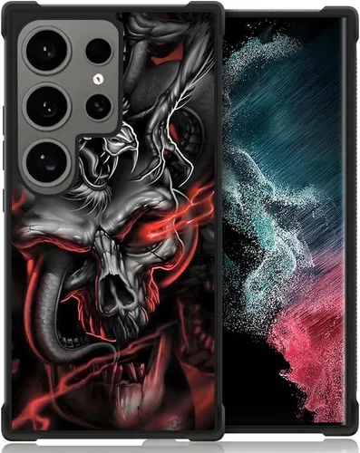 Miniatura 456 de CARLOCA Funda compatible con Samsung Galaxy S22 Ultra, diseño gráfico de Star Howling Wolfs Samsung Galaxy S22 Ultra, diseño gráfico, a prueba
