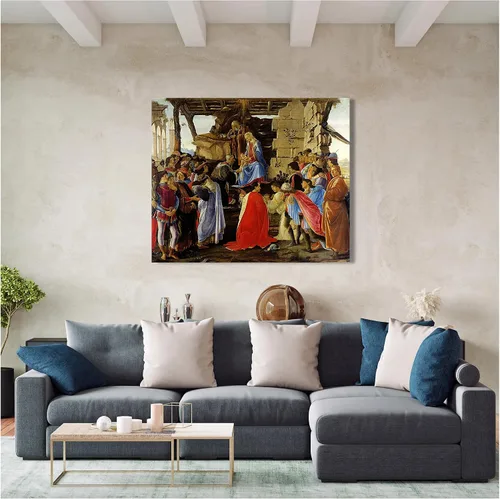 Miniatura 833 de A&T ARTWORK Campo de trigo con cipreses de Van Gogh Las reproducciones de arte clásico mundial, impresiones en lienzo giclée para decoración
