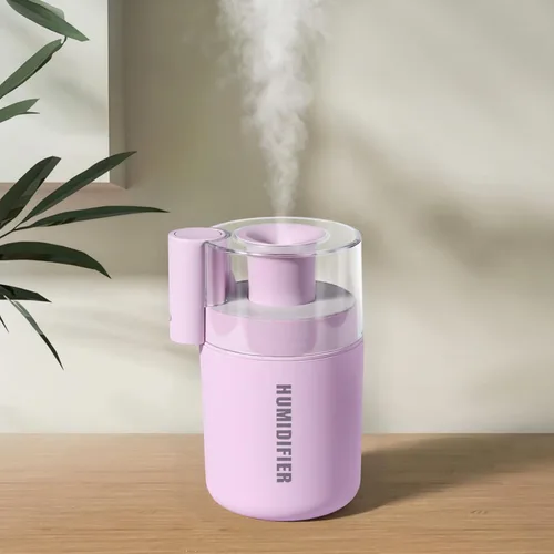Mini Humidificador Portátil, 180ml USB de Niebla Fría Pequeños Humidificadores para Dormitorio, Humidificación Personal de Escritorio para Coche,