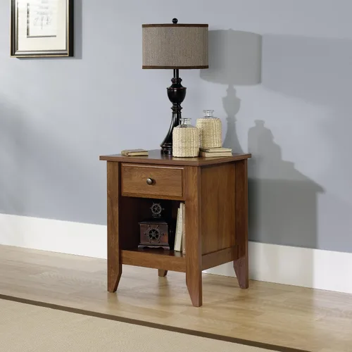 Miniatura 2 de Mesa de noche Child Craft de Shoal Creek lista para armar, Madera, Oiled Oak