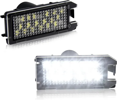 Miniatura 11 de D-Lumina Luces LED para matrícula, montaje de lámpara para Volkswagen VW Golf GTI MK4 MK5 MK6 MK7 CC Rabbit Polo EOS Phaeton Beetle Passat Scirocco