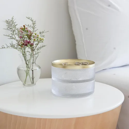 Miniatura 23 de Umbra Tesora - Joyero de dos niveles con tapa extraíble, organizador de joyas