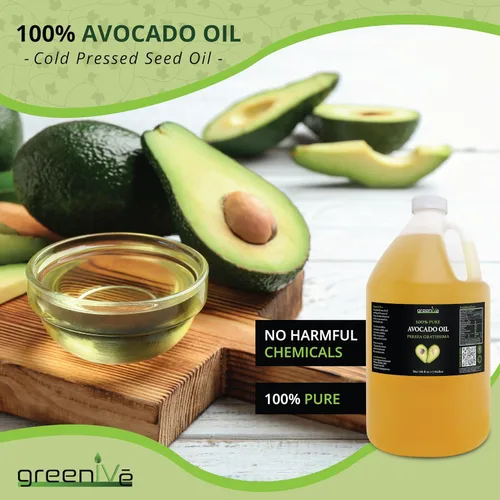 Miniatura 4 de GreenIVe Aceite de aguacate cultivado naturalmente 100% puro y natural sin aditivos, limpio, prensado en frío, sin OMG, vegano: para cocinar, freír