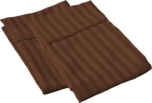 Miniatura 32 de Fundas de almohada de algodón peinado de 600 hilos (paquete de 2) tamaño Queen de 20.0 x 30.0 in, color rosa claro liso Rosa Claro (Sólido)