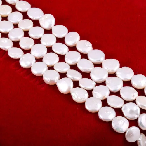 Miniatura 17 de Perlas Barrocas Naturales Irregulares Cultivadas en Agua Dulce Perla Suelta para Elaboración de Collares, Pendientes, Joyería para Mujeres DIY 36 cm