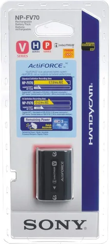 Miniatura 4 de Sony NP-FV70A V-Series - Batería recargable para cámara digital, color negro