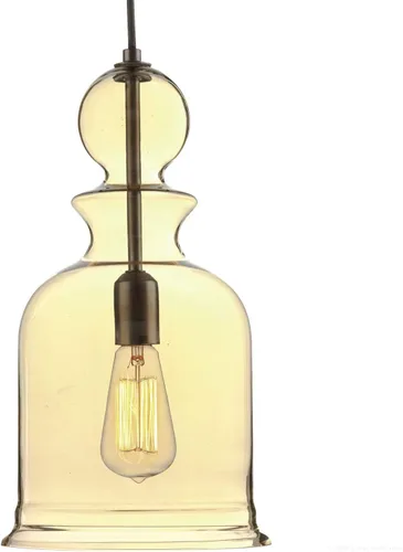 Miniatura 4 de Urban Ambiance Lámpara colgante moderna de lujo estilo granja, tamaño pequeño: 16-1/2 "x 9", con elementos de estilo aislante eléctrico, acabado