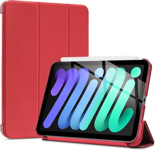 Miniatura 9 de ProCase Funda inteligente para iPad mini 7 A17 Pro 2024/iPad Mini 6 2021 8.3 pulgadas iPad mini 7ª/6ª generación, cubierta trasera dura para iPad
