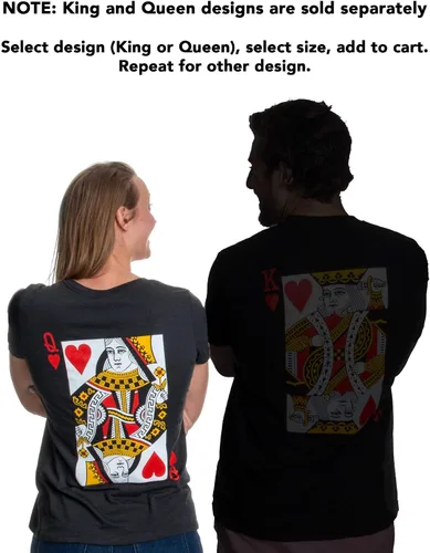 Miniatura 3 de King & Queen Playeras a juego para parejas recién casadas, marido y mujer, boda