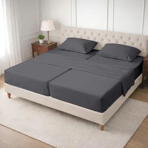 Miniatura 49 de SGI bedding Sábanas de Algodón Egipcio 100% Tamaño Full XL – Juego de Sábanas de 600 Hilos, Suaves, Frescas, Bolsillo Profundo de 16", Ropa de Cama