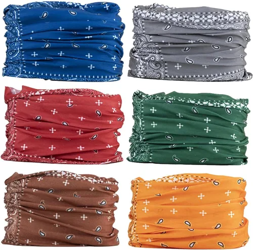 Miniatura 16 de Polaina para el cuello Máscara Bufanda para la cara Bandana Cobertura de tubo Tocado Pasamontañas Diadema Envoltura para la cabeza para hombres