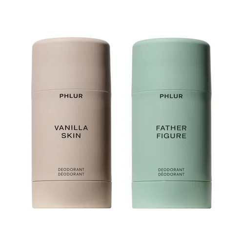 Miniatura 12 de PHLUR Father Figure Desodorante natural – 48 horas de protección contra olores sin bicarbonato de sodio y sin aluminio – Ácido salicílico, polvo