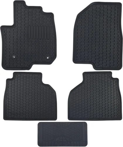 Alfombrillas de goma hechas a medida para Chevrolet Silverado 1500 / GMC Sierra 1500 2025-2019 Chevy Silverado/GMC Sierra 2500HD/3500HD Crew Cab