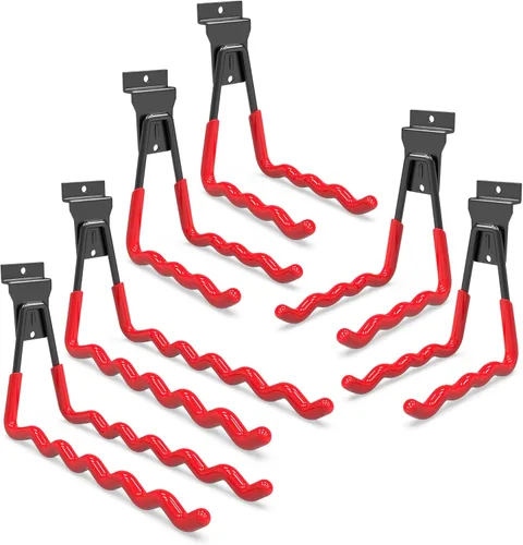Miniatura 9 de 3-H, accesorios para pared de listones de 18 piezas, ganchos y perchas de pared de listones de múltiples tamaños, pared de listones resistente