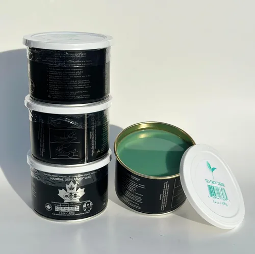 Miniatura 5 de Sharonelle Cera suave de árbol de té natural para pieles sensibles en 14 oz. - 2 latas