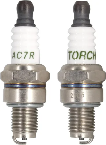 2PK TORCH AC7R Bujía de repuesto para Husqvarna 581362301, para NGK 3066/CMR7H, para Champion 965/RZ7C RZ7CT10, para Brisk TR14C TR14S, para