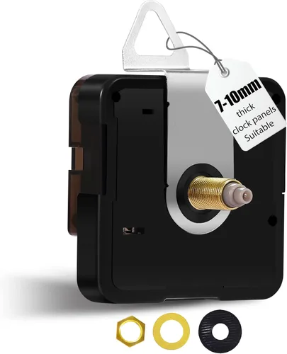 Miniatura 8 de DEEWISH Mecanismo de Movimiento de Reloj de Cuarzo de Reemplazo, Mecanismo de Reloj Operado con Batería, Piezas de Reloj de Pared para Hazlo Tú