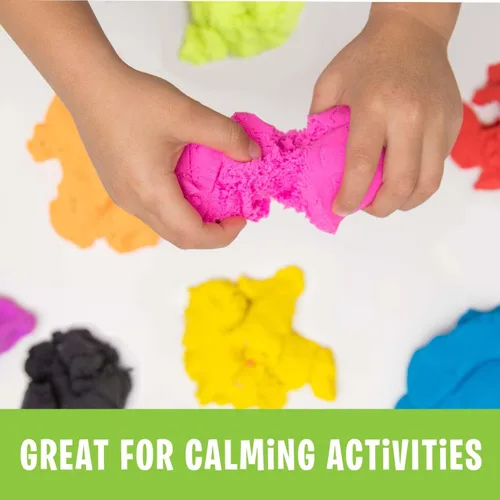 Miniatura 4 de Educational Insights Playfoam Sand - Paquete de 8 juguetes sensoriales preescolares para niños de 3 a 5 años, kit de arena de juego no tóxico