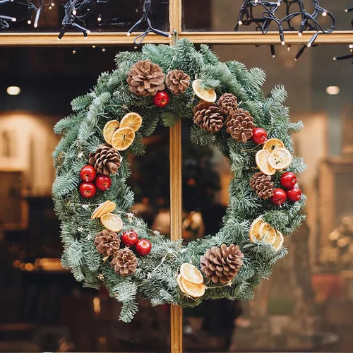 Miniatura 6 de 6 marcos de corona de madera para manualidades, manualidades de madera sin terminar, anillos de aro florales, guirnalda de Navidad, decoraciones