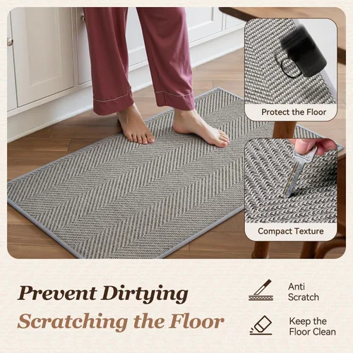 Miniatura 3 de AMOAMI Alfombras y tapetes de cocina, alfombras de cocina antideslizantes lavables para el piso, alfombra de cocina absorbente de secado rápido