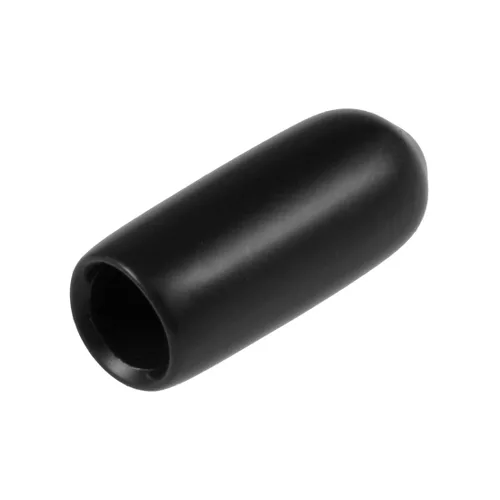 Miniatura 31 de uxcell 80 tapas de goma de 0.551 in de vinilo de identificación redonda tapa tapa de rosca de tornillo protectores negro
