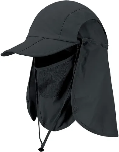 Miniatura 9 de Gorra plegable para el sol, sombreros de pesca, protección UPF 50+ con solapa para el cuello